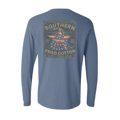 Southern Fried Cotton Don't Tread Star LS Tee