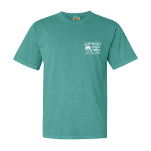 Southern Fried Cotton Don't Tread Camo Flag SS Tee