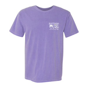 Southern Fried Cotton Neon Hound SS Tee Violet