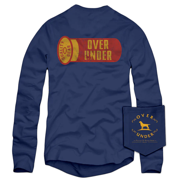 Over Under Simple Shot Shell Long Sleeve Tee