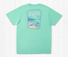 Load image into Gallery viewer, Southern Marsh Seawash Distant Shores SS Tee Bimini Green
