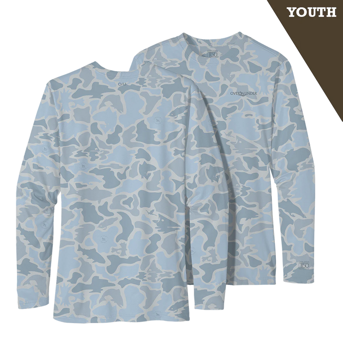 Over Under Youth Tidal Tech Water Camo
