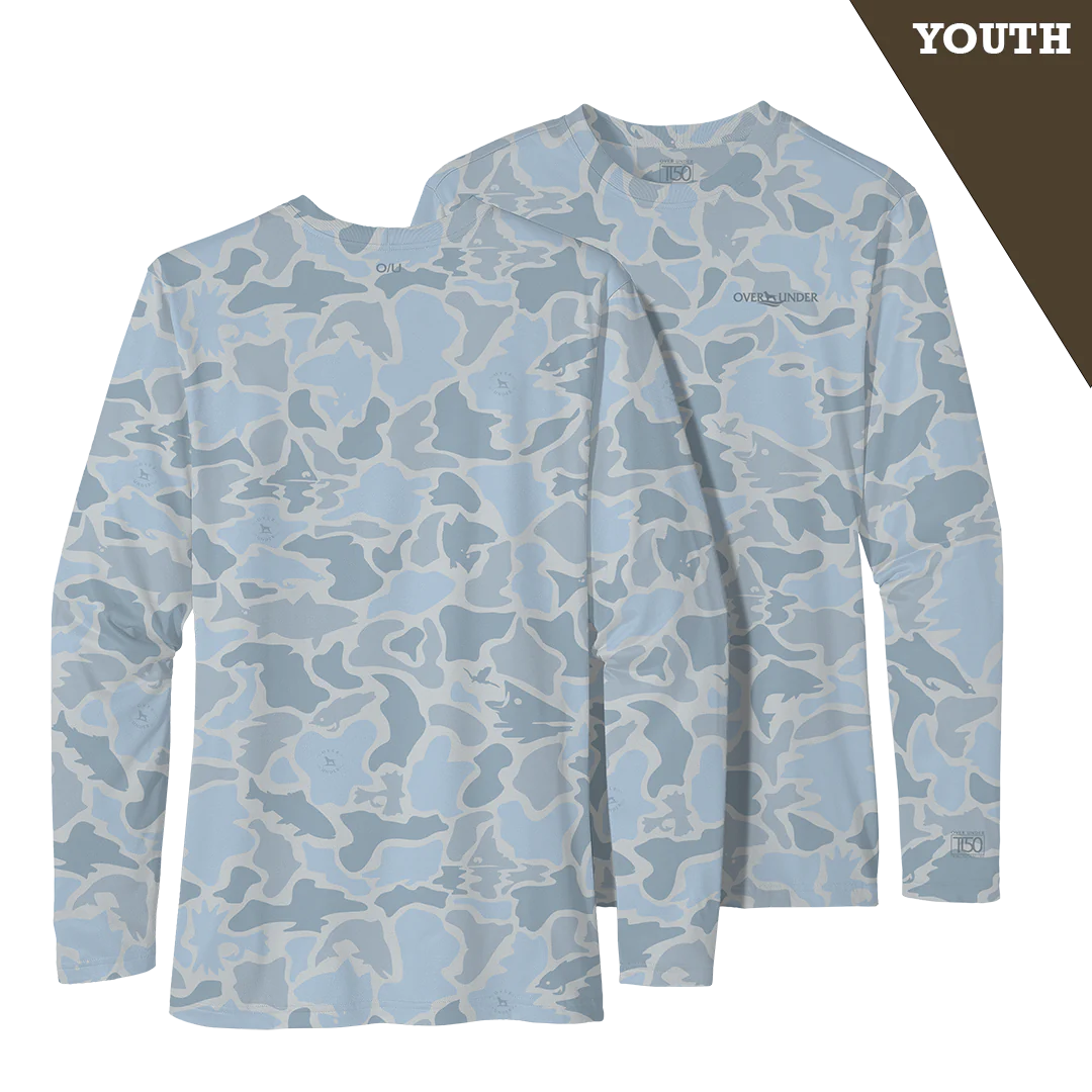 Over Under Youth Tidal Tech Water Camo
