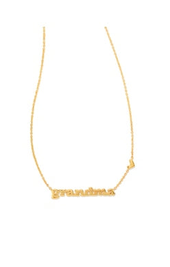 Kendra Scott Grandma Pendant Necklace Gold