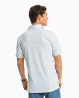 Load image into Gallery viewer, Southern Tide Men&#39;s SS Brrreeze Moorings Stripe Perf Polo
