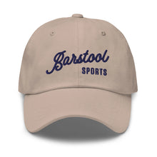 Load image into Gallery viewer, Barstool Sports Script Dad Hat - Stone