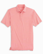 Load image into Gallery viewer, Southern Tide Men&#39;s Driver Classic Strip Performance Short Sleeve Polo