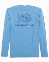 Load image into Gallery viewer, Southern Tide Men&#39;s Fintastic SJ Performance LS Tee