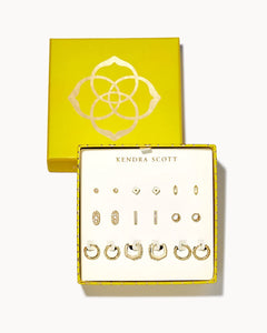 Kendra Scott Earring Set Of 9 Gift Set Gold