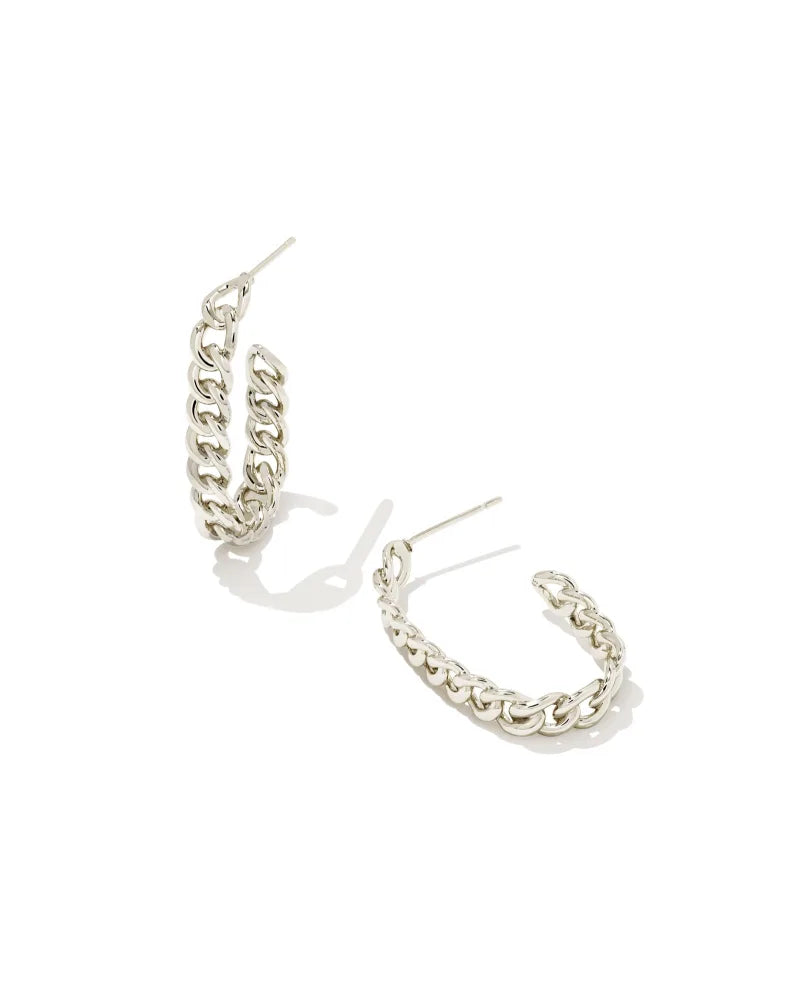 Kendra Scott Grier Hoop Earrings - Silver