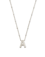 Load image into Gallery viewer, Letter Pendant Necklace - Silver