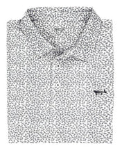 Load image into Gallery viewer, Coastal Cotton Navy Reef Print Performance Polo