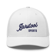 Load image into Gallery viewer, Barstool Sports Script Trucker Hat - White