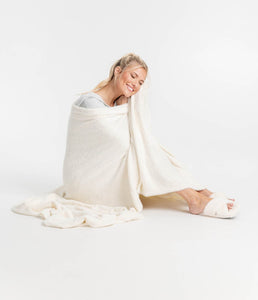 Southern Shirt Feather Knit Blanket