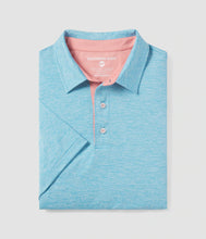 Load image into Gallery viewer, Southern Shirt Co. Men&#39;s Grayton Heather Polo- Baltic Blue
