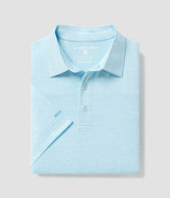 Load image into Gallery viewer, Southern Shirt Heather Madison Stripe Polo Sunday Blue